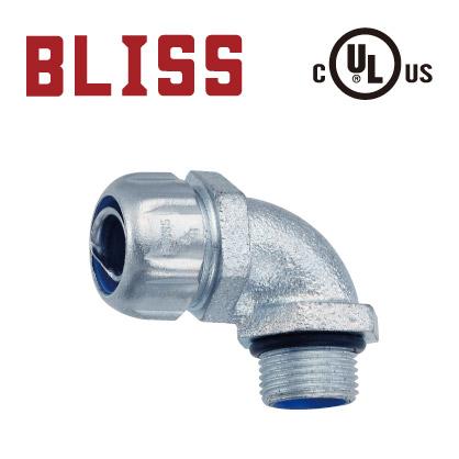 UL/cULus Liquid Tight 90° Connector - Metric Thread